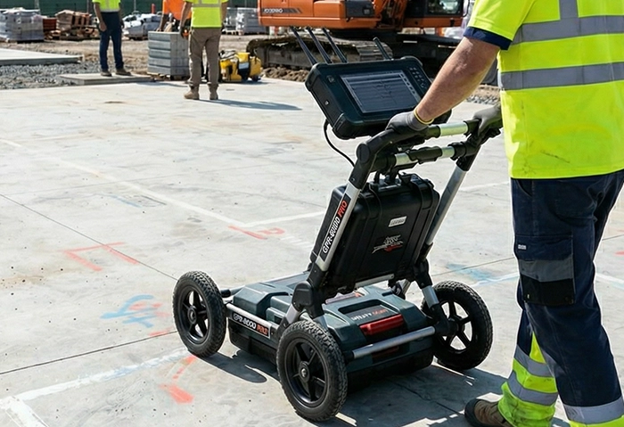 GPR Scanning on Concrete